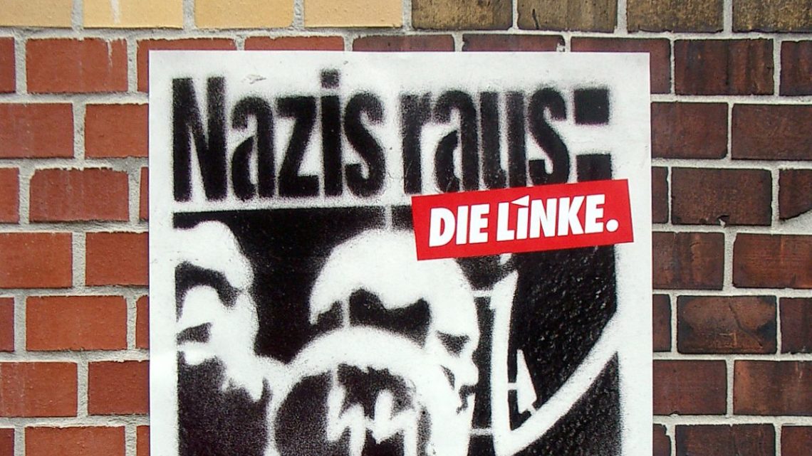 Plakat "Nazis raus den Köpfen"