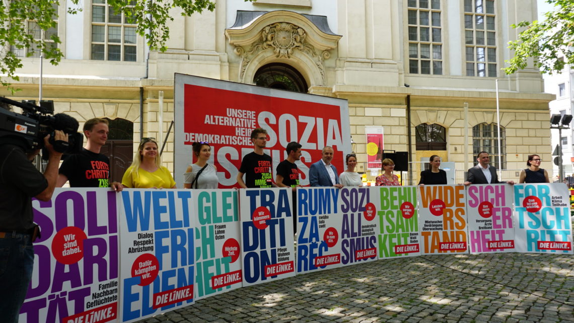 Bild von den Plakaten zur Landtagswahl