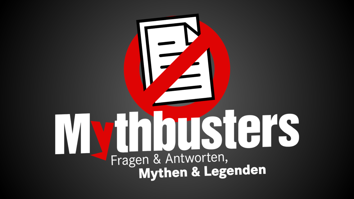 Mythbusters - Fragen & Antworten, Mythen & Legenden