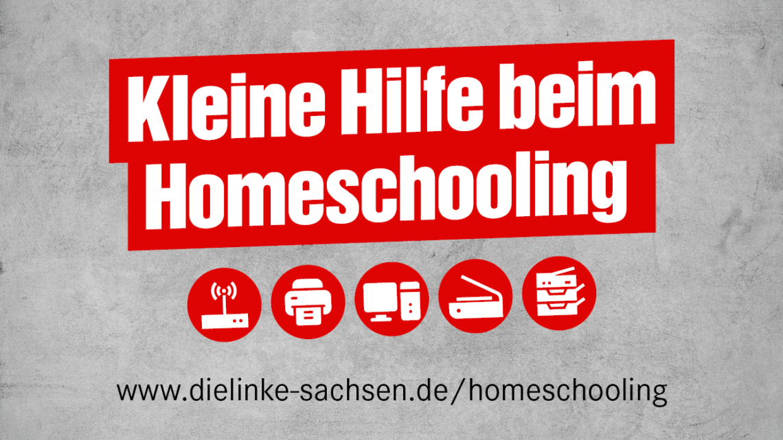 Banner "Kleine Hilfe beim Homeschooling"