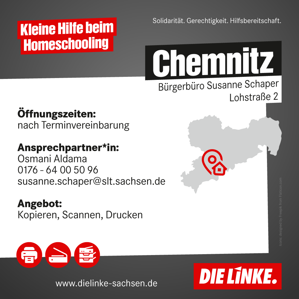Chemnitz. Alle Infos aus dem Bild unter dem Bild im Text.
