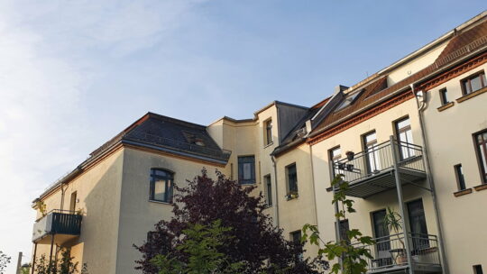 Foto eines Mehrfamilienwohnhauses in Leipzig.