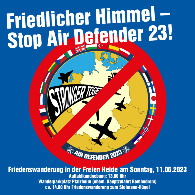 Friedlicher HImmel - Stop Air Defender 23